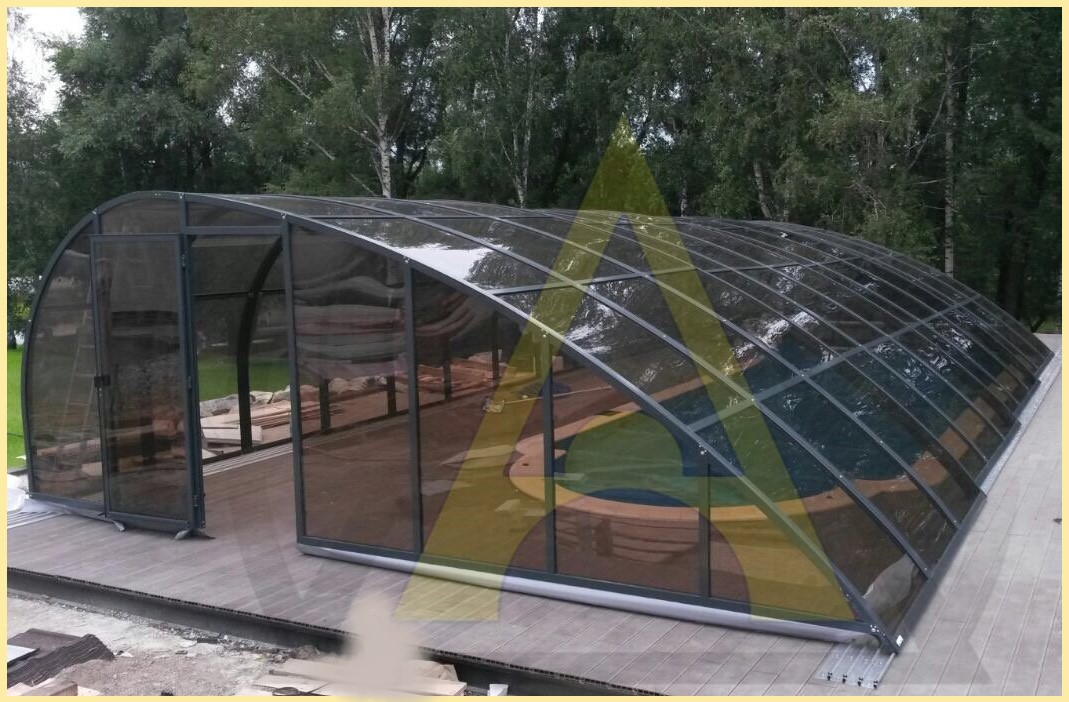 Каплевидный павильон для бассейна АЛЮТЕН